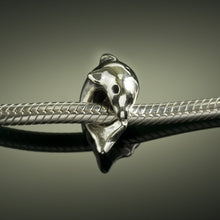 Load image into Gallery viewer, Dolphin Charm - Dolphin Bead Charm - Sterling Silver - Dolphin Jewelry - Ocean Charm