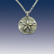 Load image into Gallery viewer, Sand Dollar Pendant Necklace - Sterling Silver