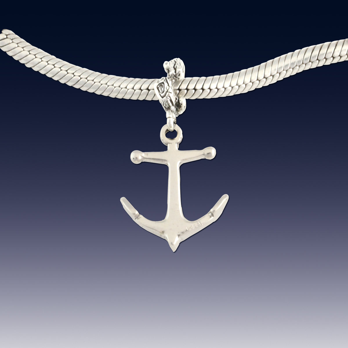Anchor Charm Sterling Silver Anchor Charm Nautical Charm Boat Ch caligodesign