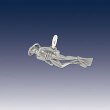 Load image into Gallery viewer, scuba diver charm diving charm scuba charm beach charm ocean charm