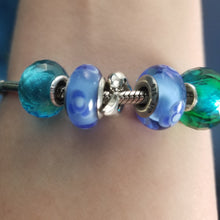 Load image into Gallery viewer, Dolphin Charm - Dolphin Bead Charm - Sterling Silver - Dolphin Jewelry - Ocean Charm