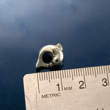 Load image into Gallery viewer, Dolphin Charm - Dolphin Bead Charm - Sterling Silver - Dolphin Jewelry - Ocean Charm