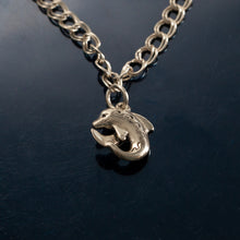 Load image into Gallery viewer, Dolphin Charm - Sterling Silver Dolphin Charm - Dolphin Jewelry - Dolphin charm on o ring