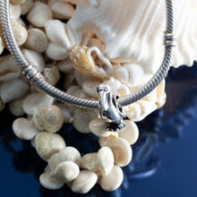 Load image into Gallery viewer, Pelican Bead Charm - Sterling Silver - pelican charm beach jewelry