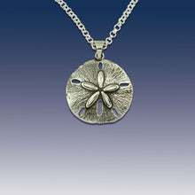 Load image into Gallery viewer, Sand Dollar Pendant Necklace - Sterling Silver
