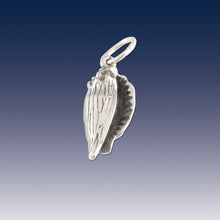 Load image into Gallery viewer, Conch Shell Charm on o-ring for traditional charm bracelets - shell charm - beach charms - beach jewelry
