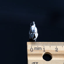 Load image into Gallery viewer, Pelican Bead Charm - bottom view  - Sterling Silver - Pelican jewelry beach charms

