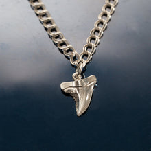Load image into Gallery viewer, shark tooth charm sterling silver shark jewelry bracelet charms
